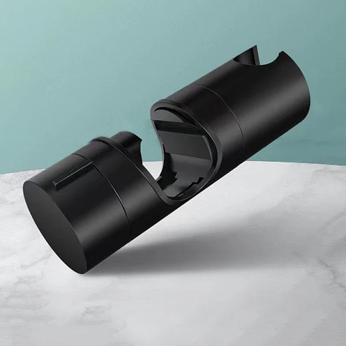Держатель лейки для душевой стойки ESSAN (KEBBI) HOLDER BLACK скользящий 18-25 мм (80шт) (2106005PJ)