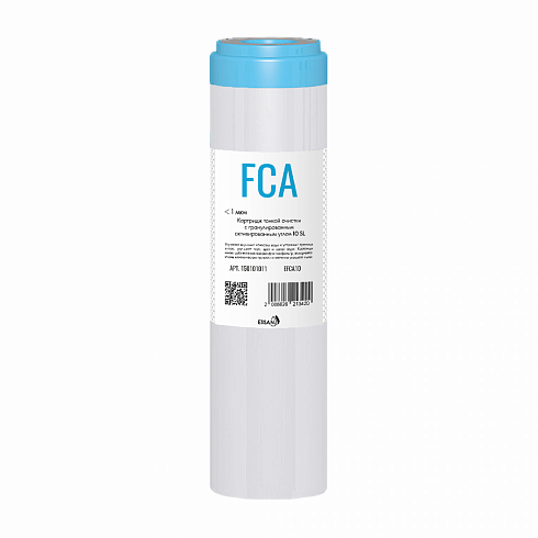 Картридж сменный угольный гранул. ESSAN EFCA10, для корпуса 10SL, для мех. и сорбцион очистки