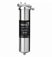 Корпус-колба фильтра из нержавейки ESSAN FLASK горячая и холод. вода 10SL,3/4" Н (аналог ТАЙФУН)(10)