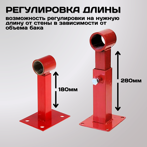 Настенное крепление для расширительного бака ESSAN BRACING красный-3/4"
