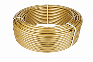 СТ Труба из сшитого полиэтилена ESSAN GOLD EVOH PEX-b Ø16х2.2, золотой, бухта 200м ГОСТ32415-2013