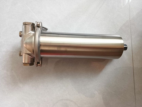 Корпус-колба фильтра из нержавейки ESSAN CONFIDENT горячая и холодная вода 10SL, 3/4" В (8)
